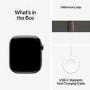 Apple Watch Series 10 GPS + Cellular 46mm Slate Titanium Case with Slate Milanese Loop - S/M