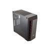 Cooler Master MasterBox MB510L Mid Tower 2 x USB 3.0 Side Window Panel Black Case with Red Trim