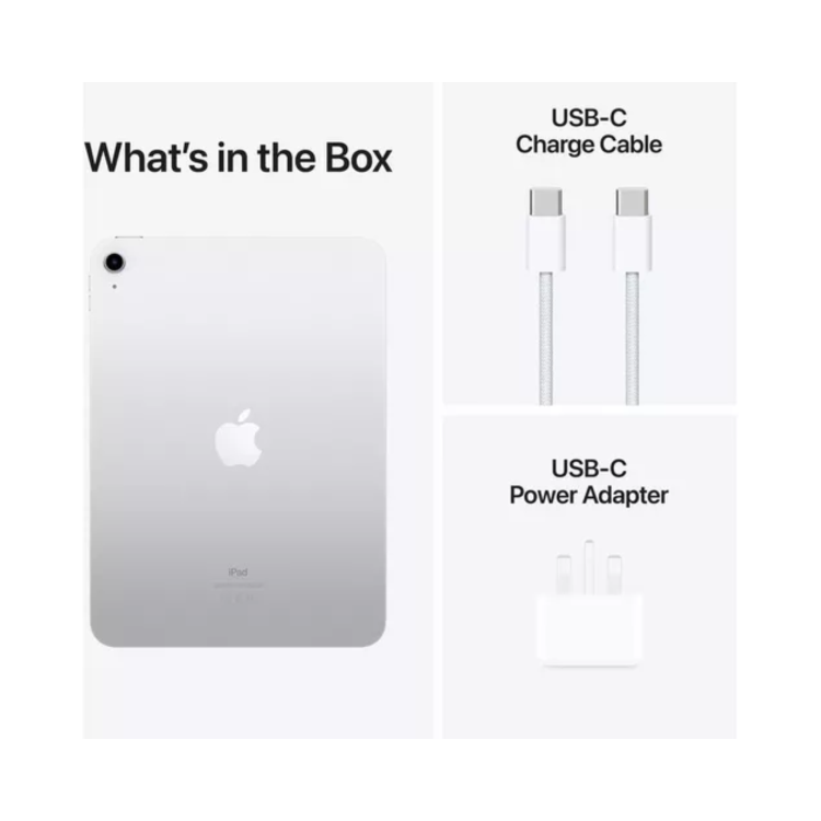 Apple iPad 2022 10.9" Silver 256GB Wi-Fi Tablet