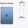 Refurbished Apple iPad 10.9" Blue 256GB Wi-Fi & Cellular Tablet