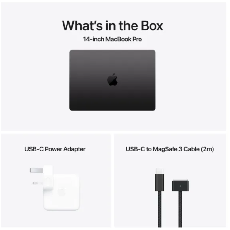 Apple MacBook Pro 14.2 Inch M4 24GB RAM 1TB SSD - Space Black