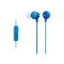 Sony MDR-EX15LP In-ear Wired Headphones With Mic Blue