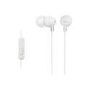 Sony MDR-EX15LP In-ear Wired Headphones With Mic White
