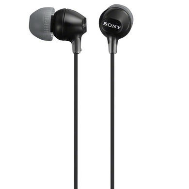 Sony MDR-EX15LP In-ear Wired Headphones No Mic Black