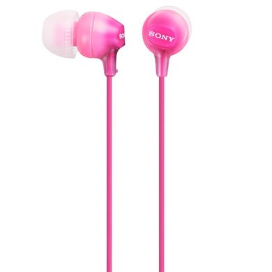 Sony MDR-EX15LP In-ear Wired Headphones No Mic Pink