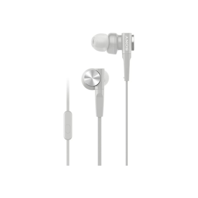 Sony MDR-XB55AP Extra Bass In-ear Wired Headphones White