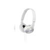 Sony MDR-ZX310 Folding Wired Headphones White