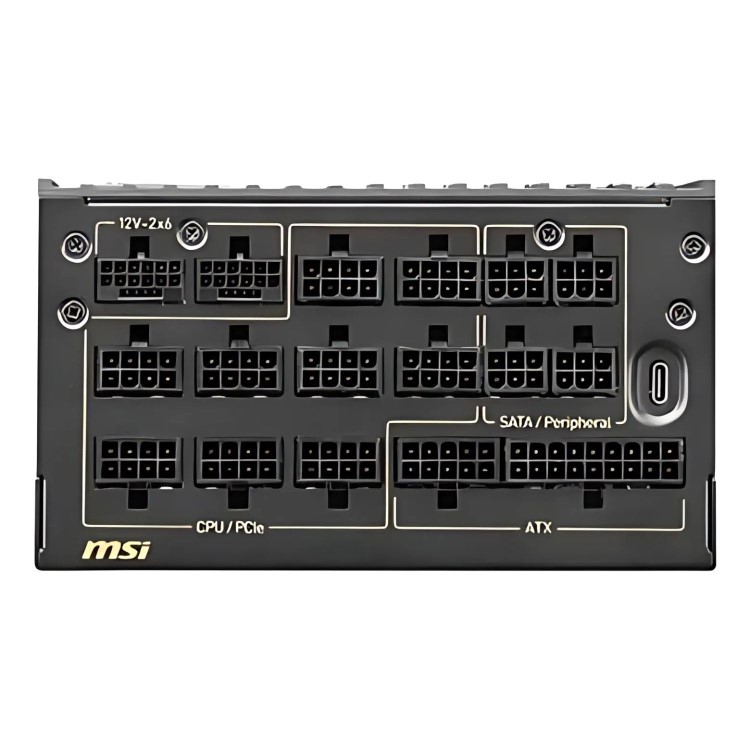 MSI MEG Ai1600T PCIE5 1600W Fully Modular 80 PLUS Titanum Power Supply