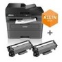 Brother MFC-L2827DWXL A4 All-in-One Mono Laser Printer - All in Box Print Bundle