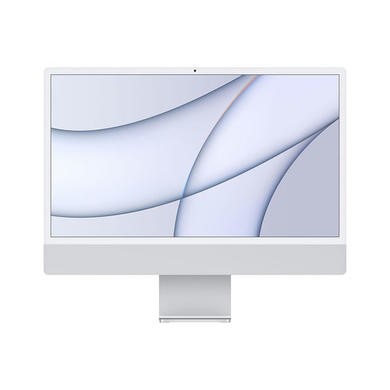Apple iMac 2021 M1 8 Core CPU 8 Core GPU 8GB 256GB SSD 24 Inch 4.5K All-in-One - Silver