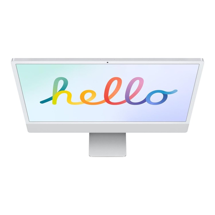 Apple iMac 2021 M1 8 Core CPU 8 Core GPU 8GB 256GB SSD 24 Inch 4.5K All-in-One - Silver