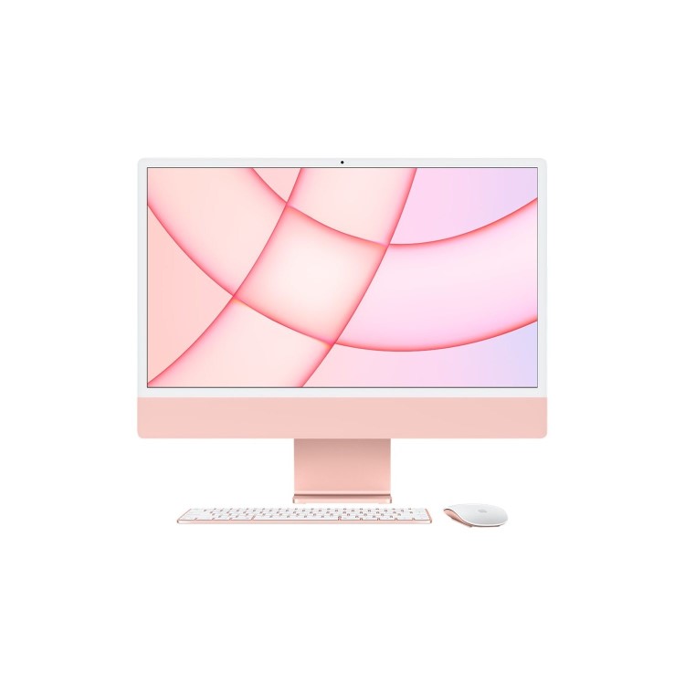 Apple iMac 2021 M1 8 Core CPU 8 Core GPU 8GB 256GB SSD 24 Inch 4.5K All-in-One - Pink