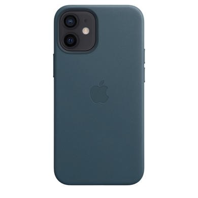 Apple iPhone 12 Mini Leather Case with MagSafe - Baltic Blue
