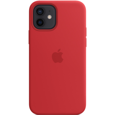 Apple iPhone 12/12 Pro Silicone Case with MagSafe - PRODUCT RED