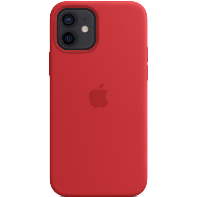 Apple iPhone 12/12 Pro Silicone Case with MagSafe - PRODUCT RED