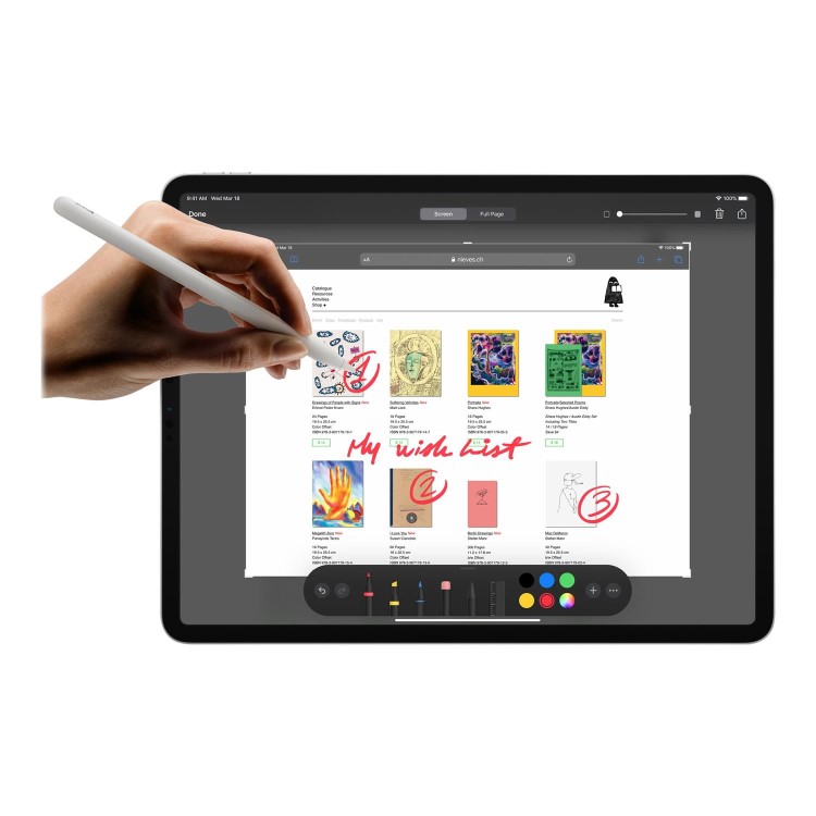 Apple iPad Pro 2021 11" Sliver 2TB Cellular Tablet
