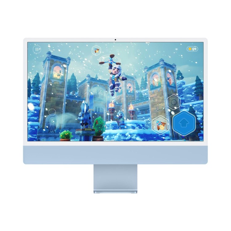 Apple iMac 2021 M1 8 Core CPU 7 Core GPU 8GB 256GB SSD 24 Inch 4.5K All-in-One - Blue
