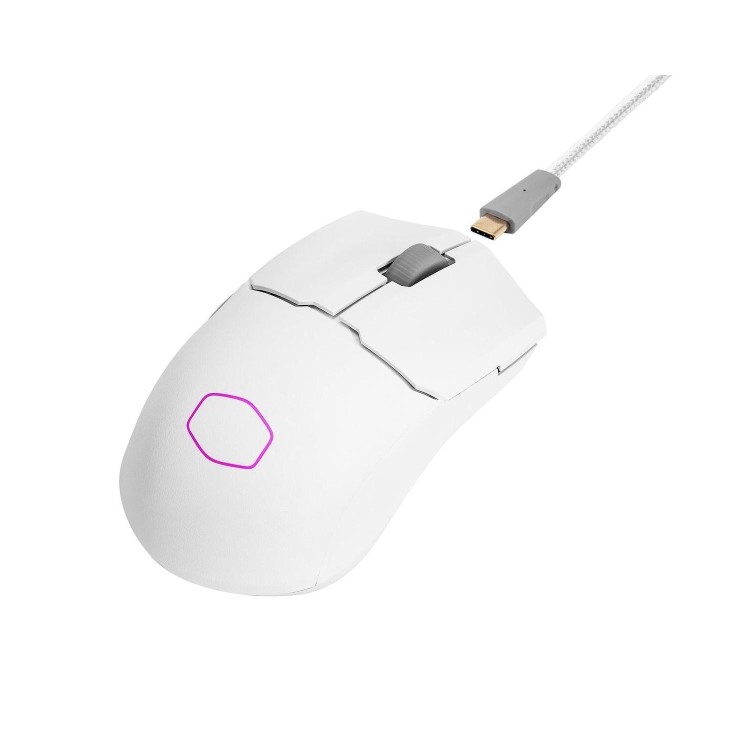 Cooler Master MM712 Hybrid Wireless Ultra Light RGB Gaming Mouse White 