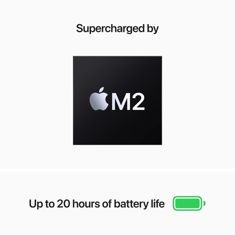 Apple MacBook Pro 13 Inch M2 8GB RAM 256GB SSD 2022 - Space Grey