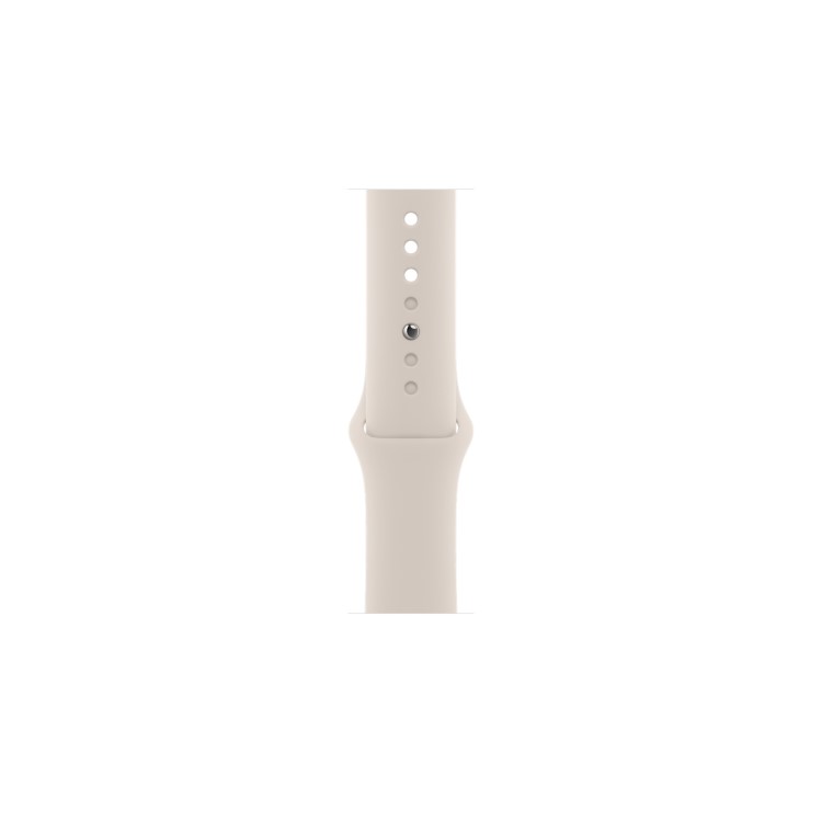 Apple Watch Series 8 GPS + Cellular 41mm Starlight Aluminium Case with Starlight Sport Band - Regular