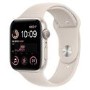 Apple Watch SE 2022 GPS 40mm Starlight Aluminium Case with Starlight Sport Band - Regular