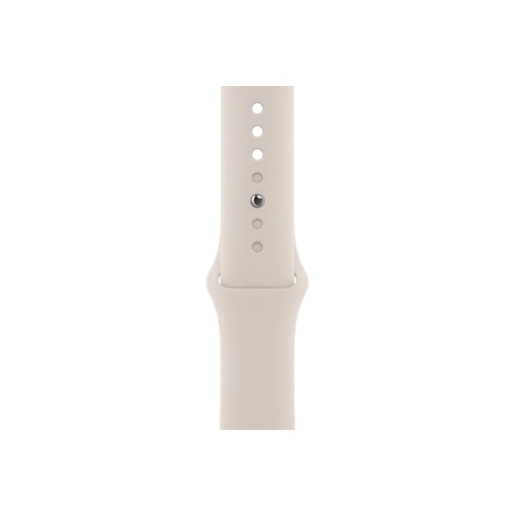 Apple Watch SE 2022 GPS 40mm Starlight Aluminium Case with Starlight Sport Band - Regular