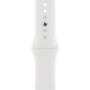 Apple Watch SE 2022 GPS 40mm Silver Aluminium Case with White Sport Band - Regular