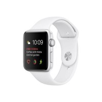Apple Watch Series 1 42MM Silver Aluminium Case White Sport Band