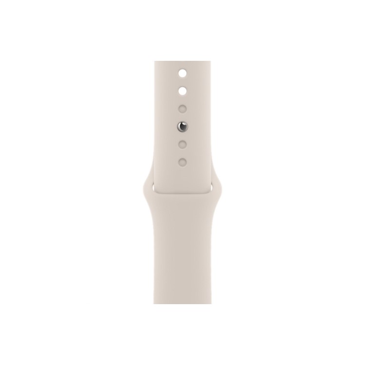 Apple Watch Series 8 GPS 41mm Starlight Aluminium Case with Starlight Sport Band - Regular