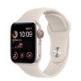 Apple Watch SE 2022 GPS + Cellular 44mm Starlight Aluminium Case with Starlight Sport Band - Regular