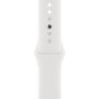 Apple Watch SE 2022 GPS + Cellular 40mm Silver Aluminium Case with White Sport Band - Regular