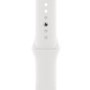 Apple Watch Series 8 GPS + Cellular 41mm Silver Aluminium Case with White Sport Band - Regular