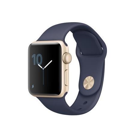 Apple Watch Series 1 38mm Gold Aluminium with Blue Sport Band