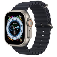 Apple Watch Ultra GPS + Cellular 49mm Titanium Case with Midnight Ocean Band Apple Watch Ultra GPS + Cellular 49mm Titanium Case with Midnight Ocean Band