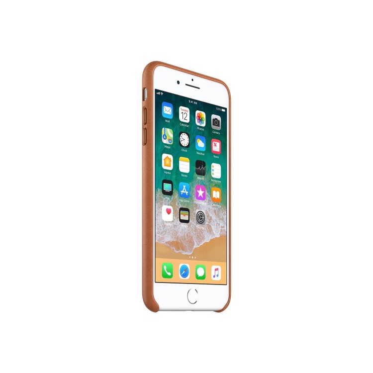 Apple iPhone 7/8 Plus Leather Case - Saddle Brown