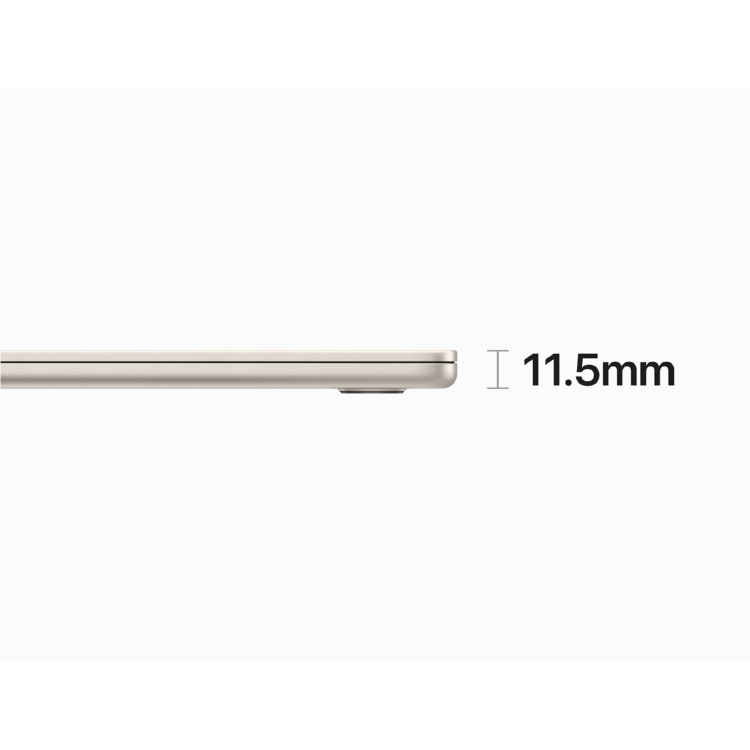 Apple MacBook Air 15.3 Inch M2 8GB RAM 512GB SSD 2023 - Starlight
