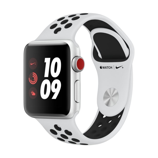 Apple Watch Series 3 Nike+ GPS 38mm Silver Aluminium Case with Pure Platinum/Black Sport Band 