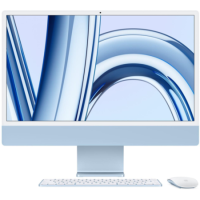 Apple iMac 2023 M3 8-Core CPU 10-Core GPU 8GB RAM 512GB SSD 24 Inch 4.5K All-in-One PC - Blue Apple iMac 2023 M3 8-Core CPU 10-Core GPU 8GB RAM 512GB SSD 24 Inch 4.5K All-in-One PC - Blue