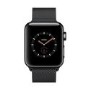 Apple Watch Series 3 GPS + Cell 38mm Space Black Stainless Steel Case with Space Black Milanese Loop