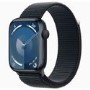 GRADE A1 - Apple Watch Series 9 GPS 45mm Midnight Aluminium Case with Midnight Sport Loop