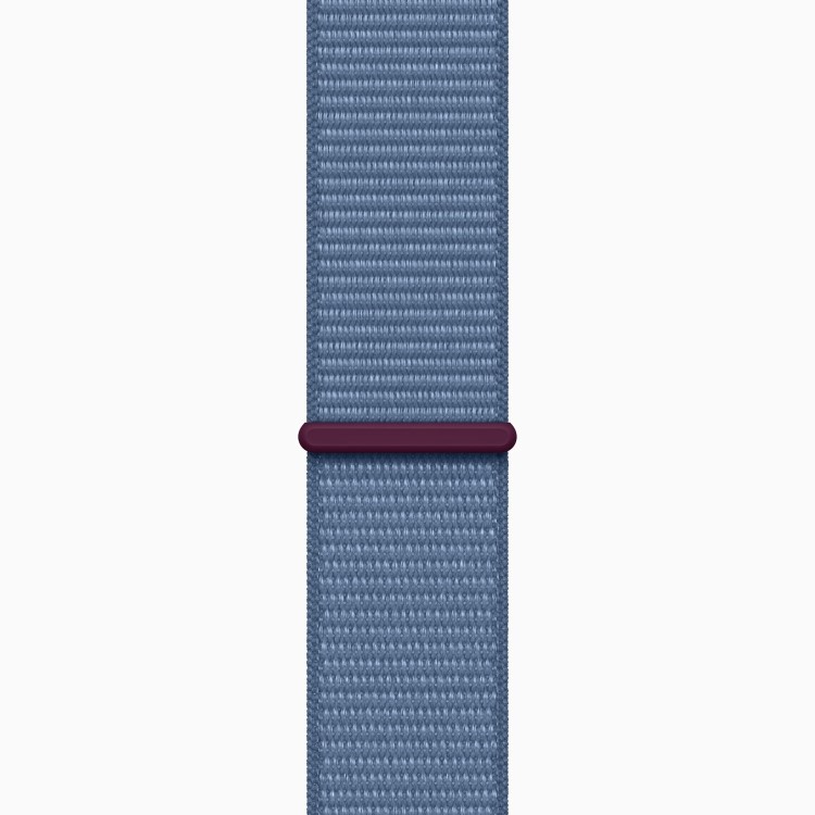Apple Watch Series 9 GPS 41mm Silver Aluminium Case with Winter Blue Sport Loop