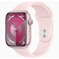 Apple Watch Series 9 GPS 45mm Pink Aluminium Case with Light Pink Sport Band - S/M Apple Watch Series 9 GPS 45mm Pink Aluminium Case with Light Pink Sport Band - S/M