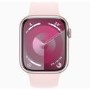 Refurbished Apple Watch Series 9 GPS 45mm Pink Aluminium Case with Light Pink Sport Band - M/L