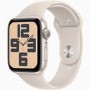 Apple Watch SE (2nd Gen) GPS 44mm Starlight Aluminium Case with Starlight Sport Band - S/M