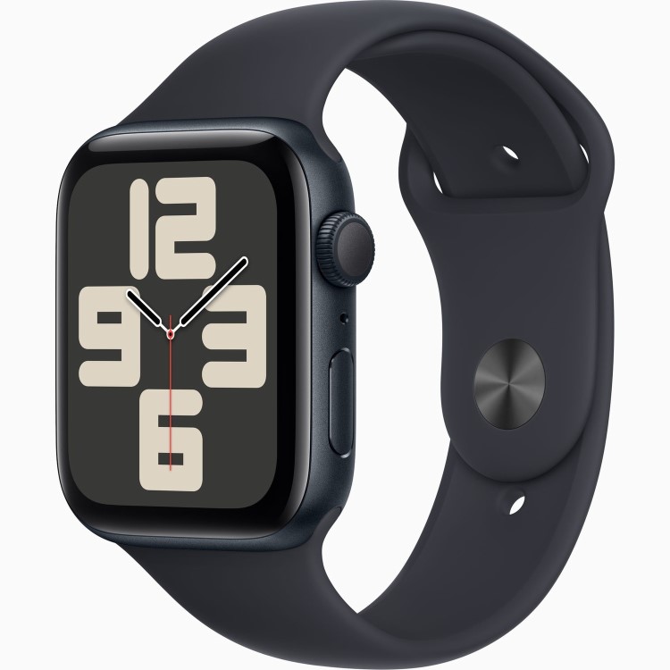 Refurbished Apple Watch SE 2023 GPS 40mm Midnight Aluminium Case with Midnight Sport Band - M/L