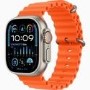 Apple Watch Ultra 2 GPS + Cellular 49mm Titanium Case with Orange Ocean Band
