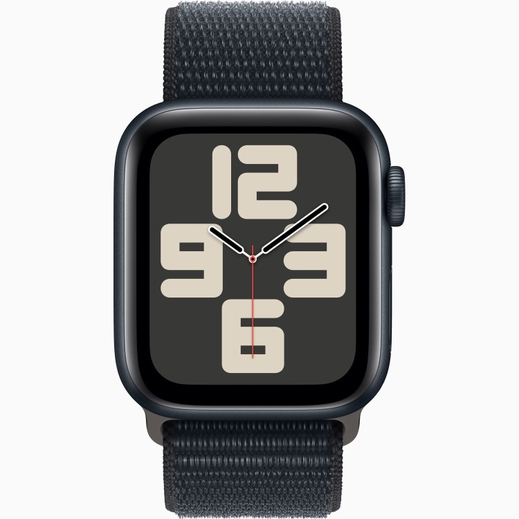 Apple Watch SE 2nd Gen GPS + Cellular 40mm Midnight Aluminium Case with Midnight Sport Loop