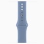 Apple Watch SE (2nd Gen) GPS + Cellular 44mm Silver Aluminium Case with Storm Blue Sport Band - M/L