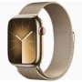 Apple Watch Series 9 GPS + Cellular 41mm Gold Stainless Steel Case with Gold Milanese Loop