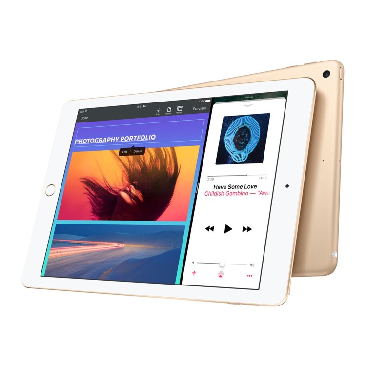 Apple iPad Wi-Fi 6th Gen 128GB 9.7 Inch Tablet - Gold